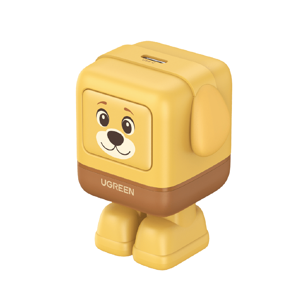 [X608] Cargador UNO Animal Puppy 30W GaN UGREEN X608 – Multi-Voltaje 5V-20V