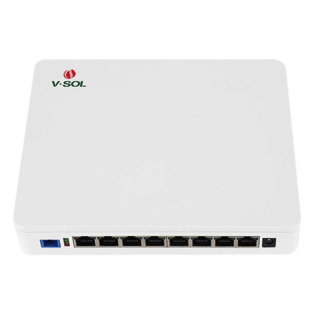 [ICT3310DPS-8G2NAC] ONU dual epon/gpon V-SOL ICT3310DPS-8G2NAC – 8 Puertos PoE 802.3at Gigabit