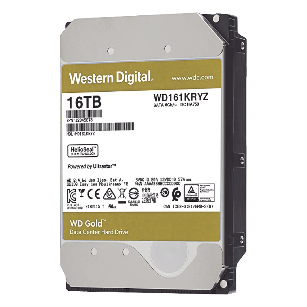 [WD161KRYZ] Disco Duro Enterprise 16TB WD GOLD Western Digital (WD) WD161KRYZ