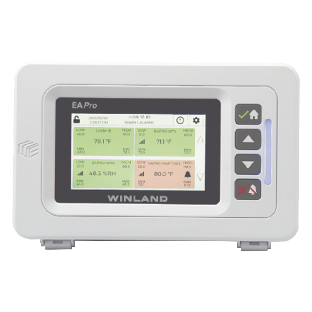 Monitor IP de temperatura de 34 zonas para condiciones críticas y extremas, soporta 4 cableadas y 30 inalámbricas.