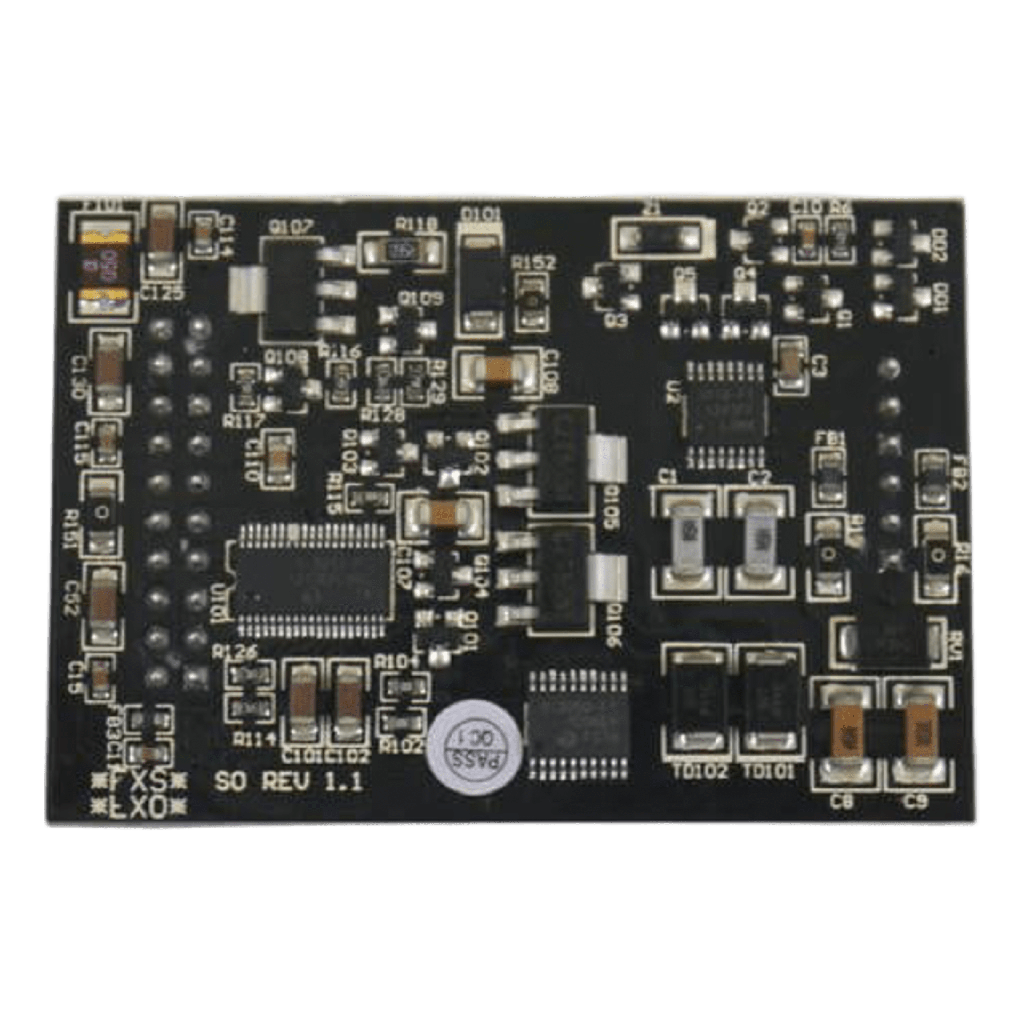 Módulo con 1 puerto FXO y 1 puerto FXS para conmutadores Yeastar/ Cancelación de eco / Compatible con P520, P550, P560, P570