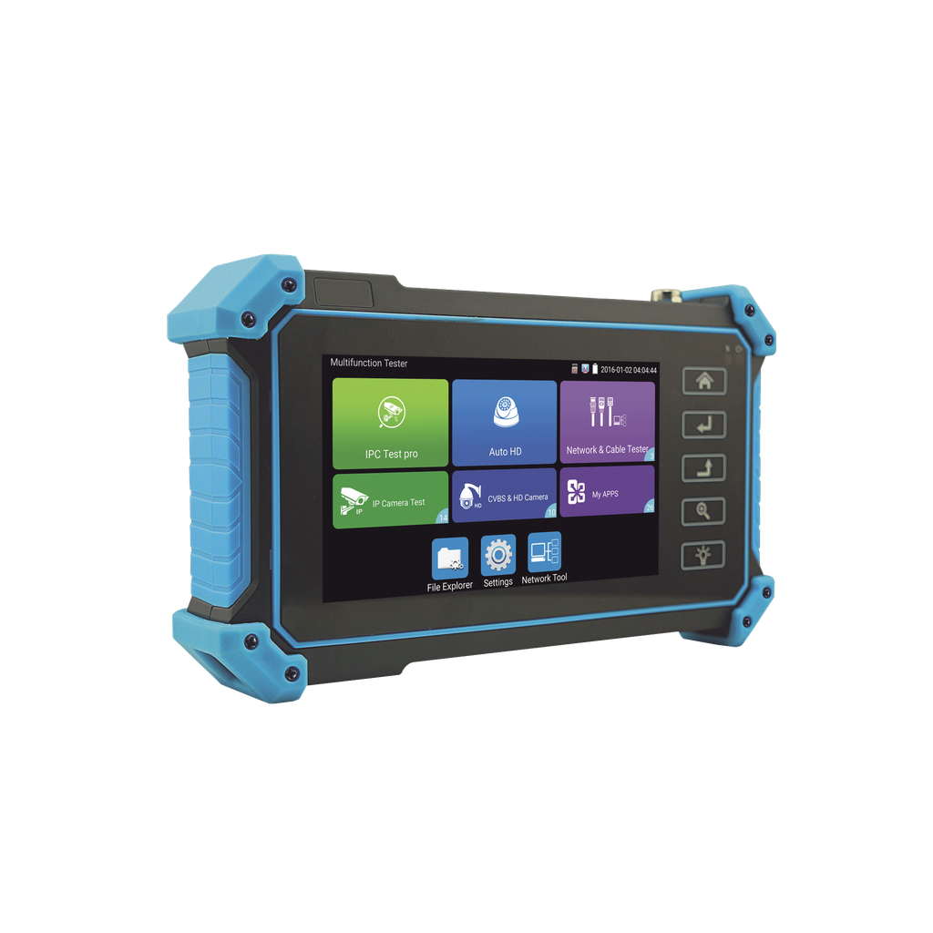 Probador de Video / Prueba de camara analogica / Prueba de camara IP/ Soporta ONVIF, 4K, H.264 y H.265 / TVI de 8 MP, CVI de 8 MP, AHD de 8 MP / Entrada VGA, soporta 1920x1200P 60FPS / Entrada HDMI, soporta 4K 30FPS