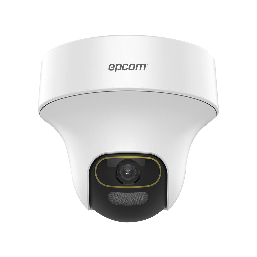 Cámara LUZ DUAL (IR + LUZ BLANCA) / Domo TurboHD 2 Megapixel (1080p) / Luz Blanca 20 mts / Gran Angular 106° / Lente 2.8 mm / 30 mts IR EXIR / Exterior IP67 / 4 Tecnologías / Micrófono Integrado - EPCOM PT-8TURBO-C-A