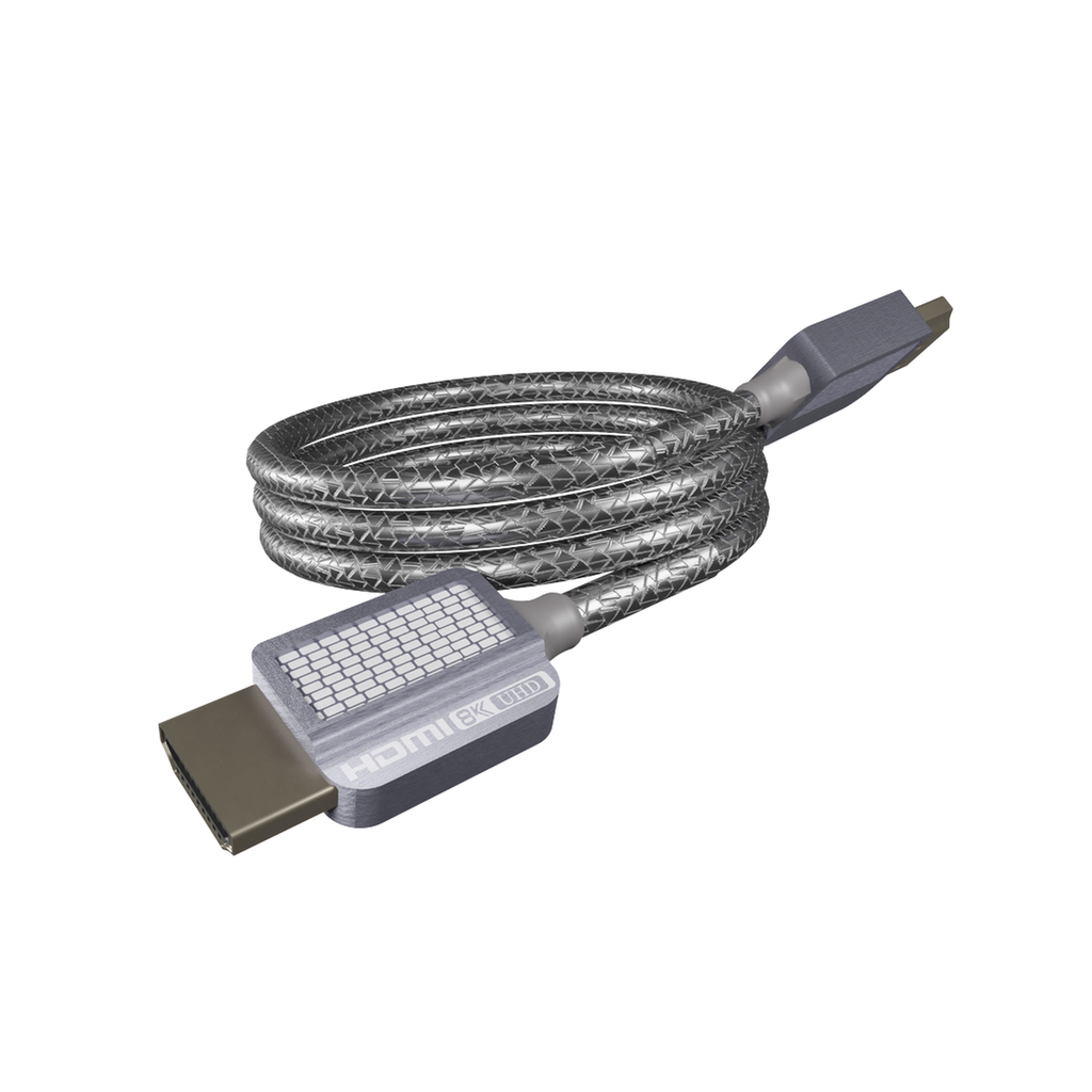 Cable HDMI de Alta Resolucion en 8K / Version 2.1 / 1 Metro (3.28 Pies) de Longitud / Recomendado para Audio eARC / Dolby Atmos