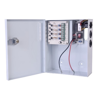 [PLK12DC4ABK] Fuente de Poder Profesional de 12 Vcc @ 4 a Soporta 4 Cámaras Capacidad de Batería - EPCOM POWERLINE PLK12DC4ABK