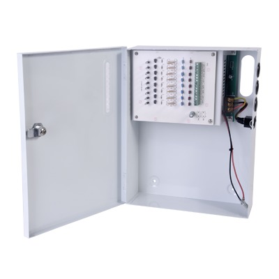 Fuente de Poder con Ajuste de Voltaje de 11- 15 Vcc 10 a 9 Salidas Capacidad de Ba - EPCOM POWERLINE PLK12DC8ABK