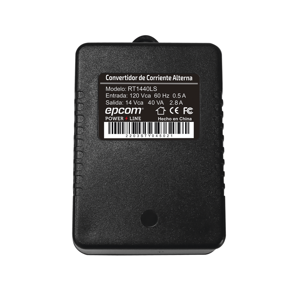 Transformador reforzado de 14 vAC 40 va - EPCOM POWERLINE RT1440LS