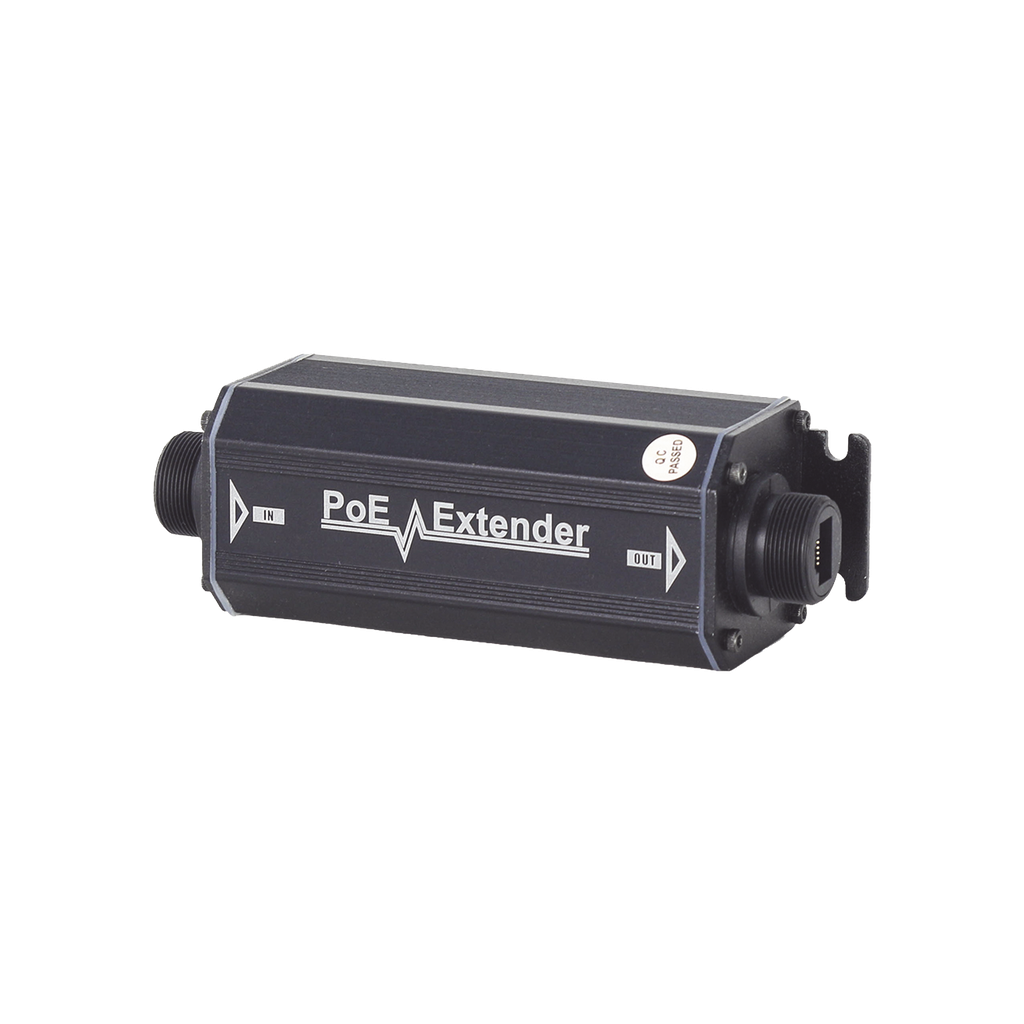Extensor PoE / 100 Metros / Intemperie (IP66) / 60 Watts / 1 Puerto de Entrada / 1 Puerto de Salida PoE / No requiere alimentación. - EPCOM POWERLINE TT-2001EX-POE