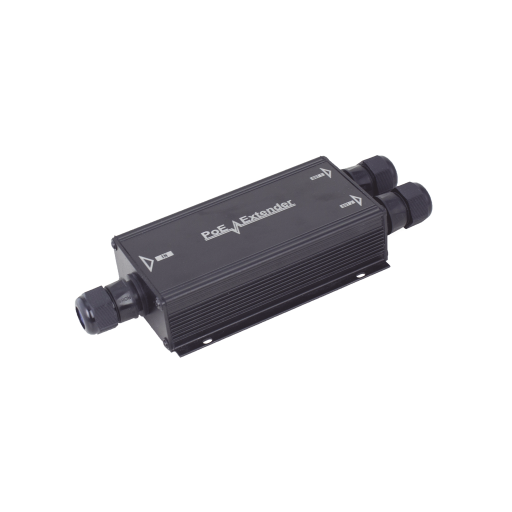 Extensor PoE/ 100 Metros / Intemperie (IP66) / 60 Watts / 1 puerto @ 2 salidas a 30 W / No requiere fuente de alimentación adicional - EPCOM POWERLINE TT-2003EX-POE