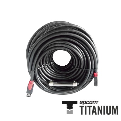 Cable HDMI de 3 Metros (9.84 Pies) (High Speed) / Resolución 4K / Soporta Canal de Retorno de Audio (ARC) / Soporta 3D / Blindado para Reducir Interferencia / Chapado en Oro / Alta Resistencia y Durabilidad - EPCOM POWERLINE TT-HDMI-3M