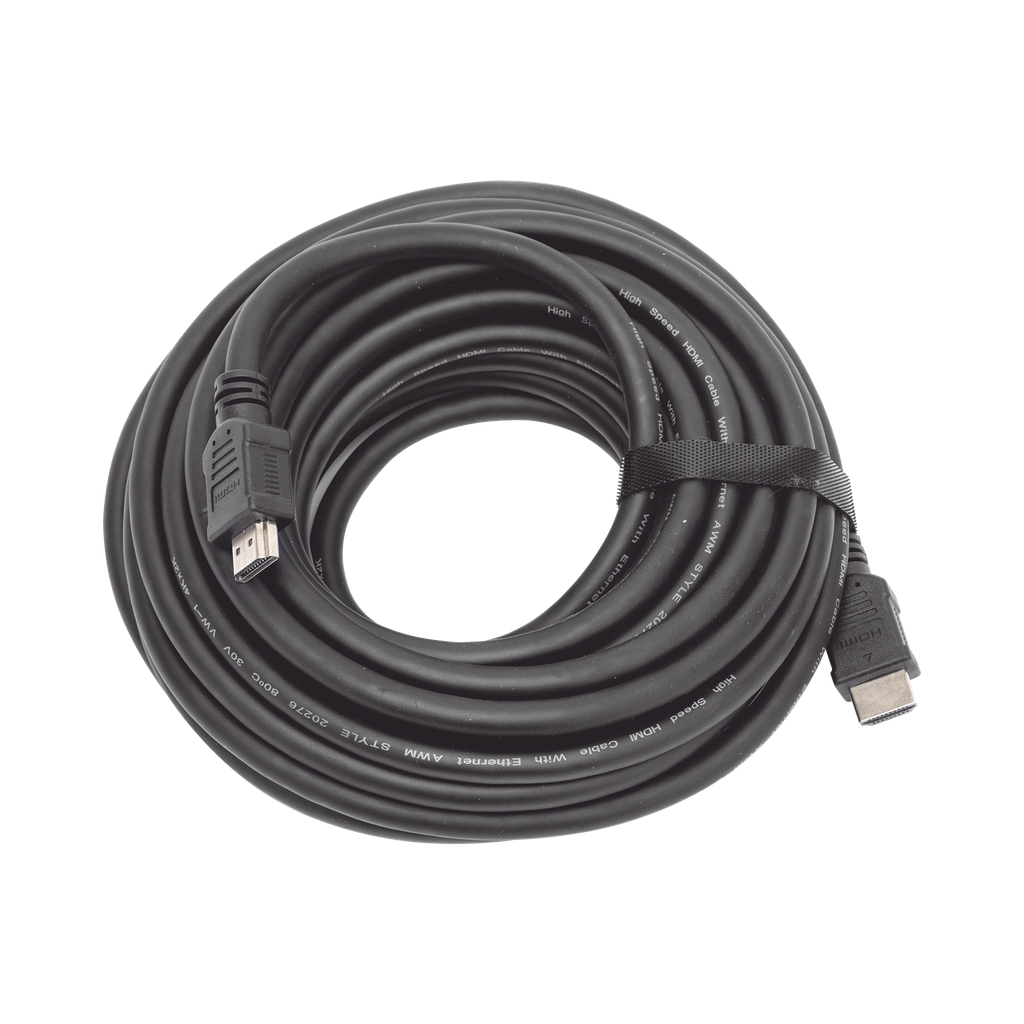 Cable HDMI de 10 Metros (32.81 pies) (High Speed) / Resolución 4K / Soporta Canal de Retorno de Audio (ARC) / Soporta 3D / Blindado para Reducir Interferencia / Chapado en Oro / Alta Resistencia y Durabilidad - EPCOM POWERLINE TTHDMI10M