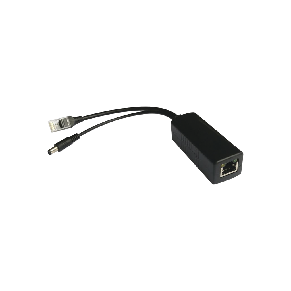 Cable divisor PoE pasivo de 48-55 Vcc @ 12 Vcc, 2 A. Aplicaciones como adaptar micrófonos en cámaras IP - EPCOM POWERLINE TTPL100