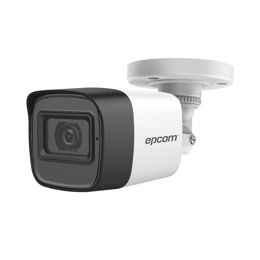 AUDIO POR COAXITRON / Bala TURBOHD 5 Megapixel / Gran Angular 85.5∞ / Lente 2.8 mm / 30 mts IR EXIR / Exterior IP67 / 4 Tecnologias / dWDR
