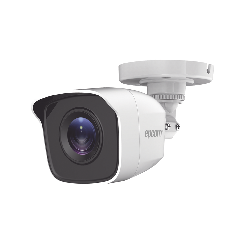 Bala TURBOHD 2 Megapixeles (1080p) / Gran Angular 103∞ / Lente 2.8 mm / IR EXIR Inteligente 20 mts / Exterior IP66 / dWDR / TVI-AHD-CVI-CVBS / Policarbonato