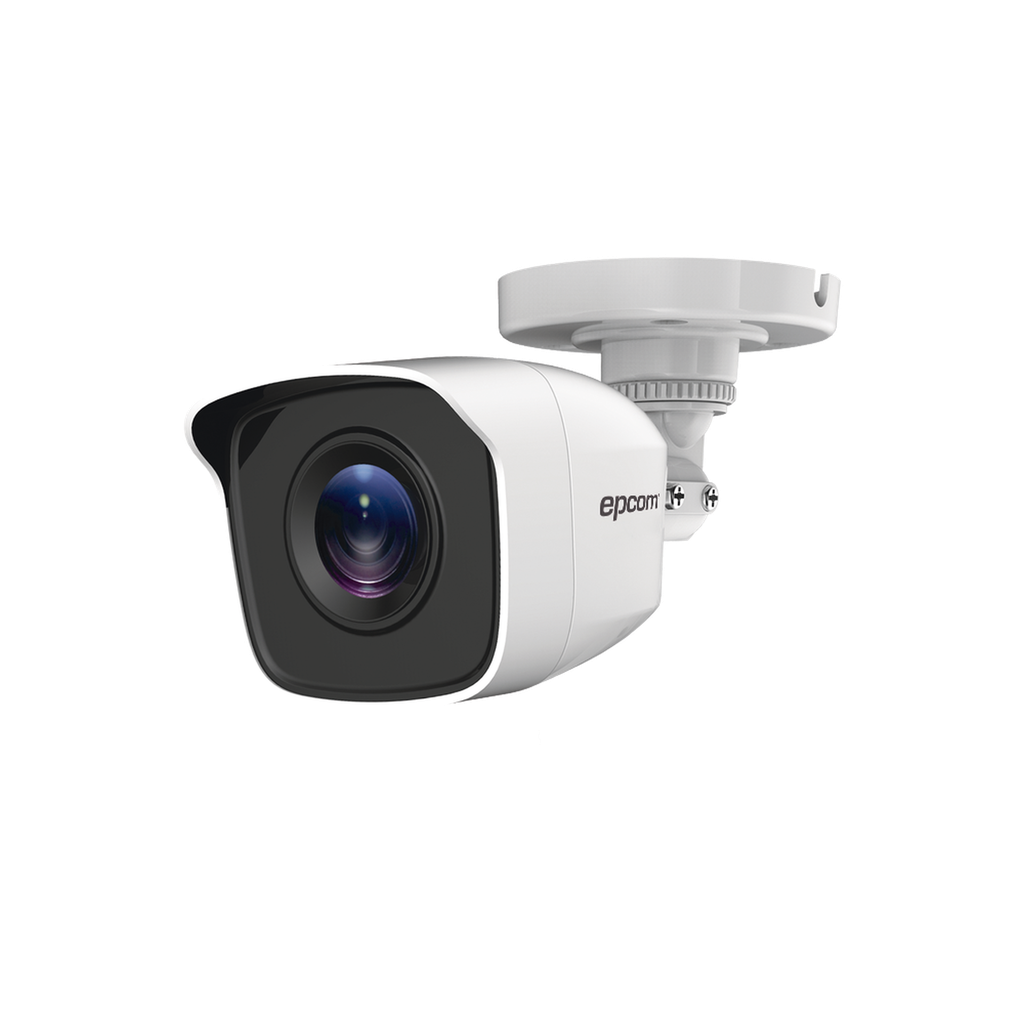 Bala TURBOHD 2 Megapíxeles (1080p) / METALICA / Gran Angular 103° / Lente 2.8 mm / IR EXIR Inteligente 20 mts / Exterior IP66 / TVI-AHD-CVI-CVBS - EPCOM PROFESSIONAL B8-TURBO-G2W