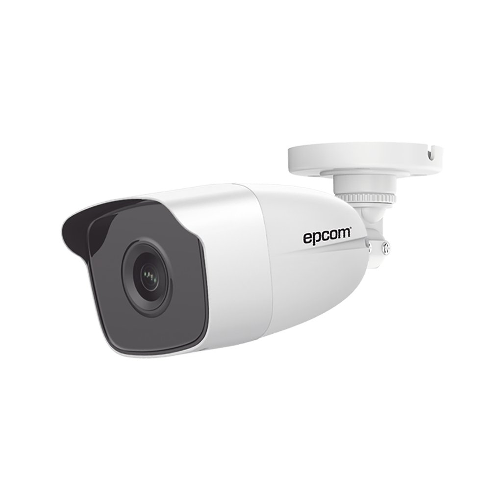 Bala TURBOHD 2 Megapíxeles (1080p) / METÍLICA / Gran Angular 103° / Lente 2.8 mm / IR EXIR 40 mts / Exterior IP66 / TVI-AHD-CVI-CVBS - EPCOM PROFESSIONAL B8-TURBO-XG2W