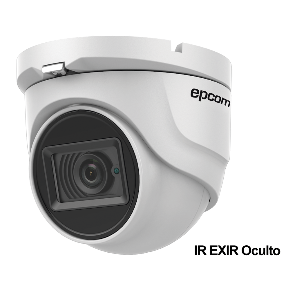 Eyeball TURBOHD 4K (8Megapixeles) / Gran Angular 102° / Lente 2.8 mm / Exterior IP67/ IR EXIR 30 mts / dWDR / TVI-AHD-CVI-CVBS - EPCOM PROFESSIONAL E4K-TURBO-L