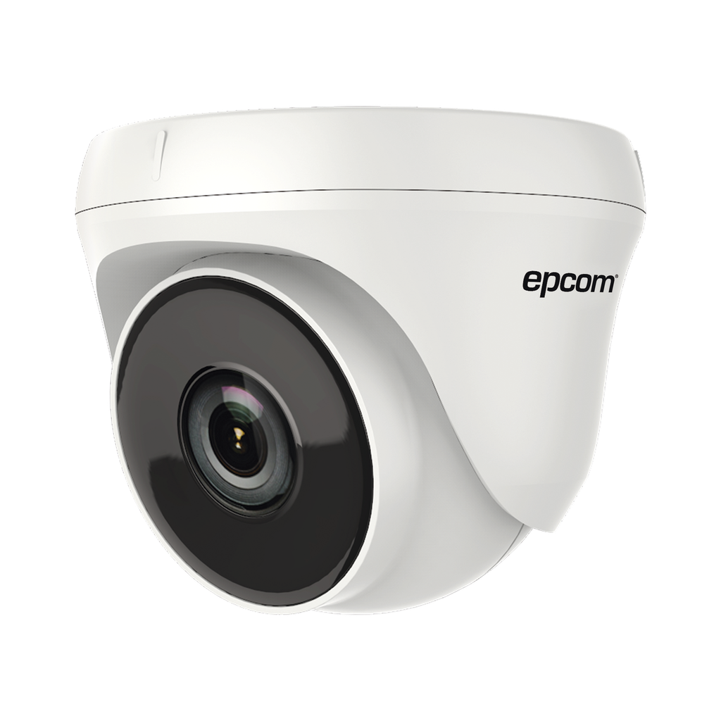 Turret TURBOHD 5 Megapíxel / 85° de Visión / Lente 2.8 mm / Interior / IR EXIR 20 mts / TVI-AHD-CVI-CVBS / Policarbonato - EPCOM PROFESSIONAL E50-TURBOG3-P