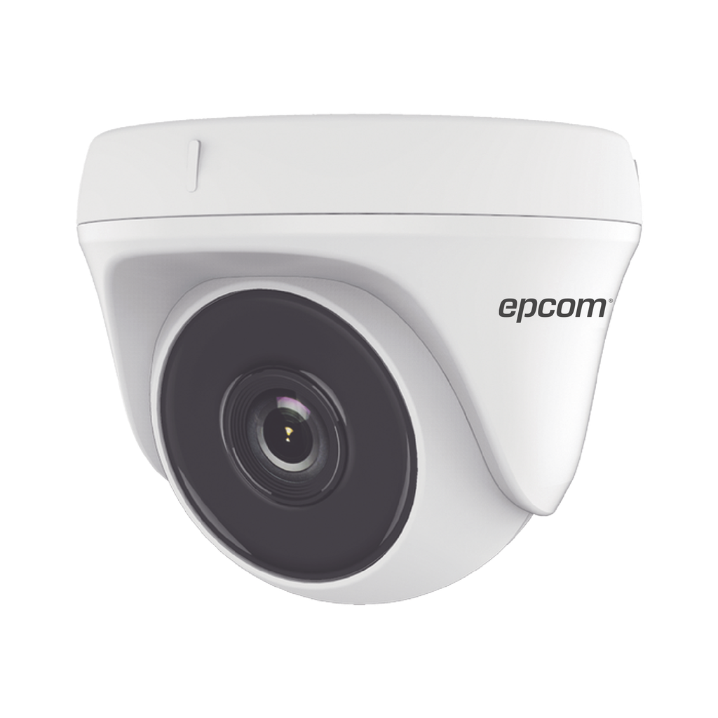 Eyeball TURBOHD 2 Megapixel (1080p) / Gran Angular 103° / Lente 2.8 mm / EXIR Inteligente 20 mts / Interior / TVI-AHD-CVI-CVBS / dWDR - EPCOM PROFESSIONAL E8-TURBO-IG2W