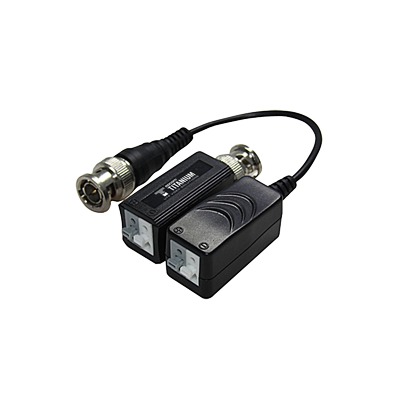 Kit de Transceptores (Baluns) con Terminal PUSH SUPERIOR, Resolución 4K , Cable flexible COAXIAL Blindado / COAXITRON / AUDIO POR COAXITRON / Menu OSD /Conector 100% COBRE / protección TVS, Calidad PREMIUM - EPCOM TITANIUM TT-101-F-TURBO