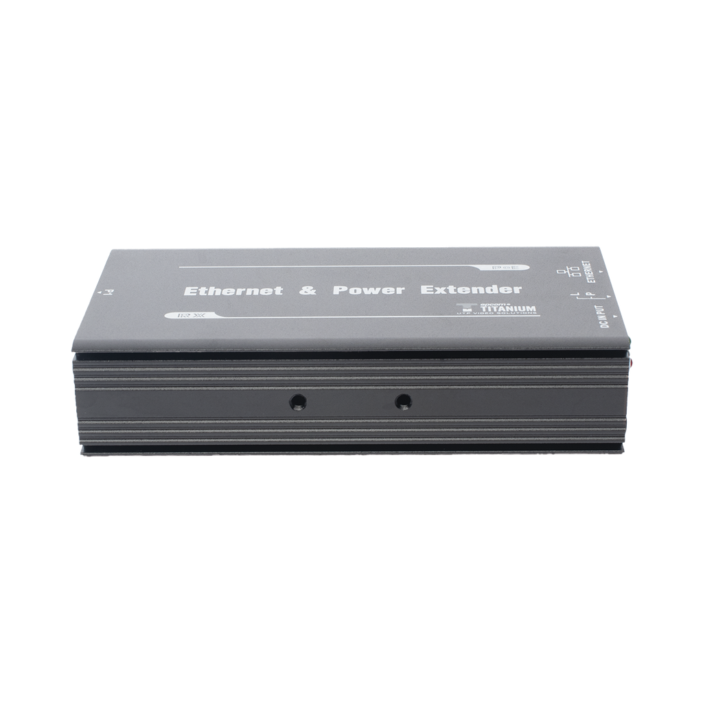 (POE 600 METROS) Receptor para Extensor PoE TT-8001TPOE / 1 Puerto para recepción de video y alimentación (PoE) / IDEAL PARA DOMOS Y CAMARAS IP / Conexión en Cascada / Soporta PTZ's de 60 W / Soporta IEEE802.3af/at - EPCOM TITANIUM TT-8001R
