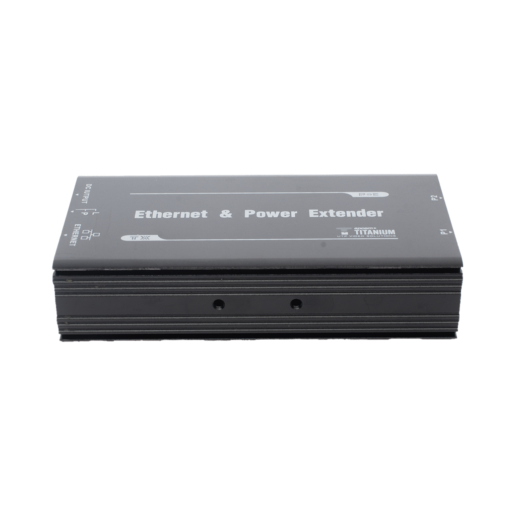 (POE 600 METROS) Transmisor para Extensor PoE TT-8001R / 1 Puerto para recepción de video y alimentación (PoE) / IDEAL PARA DOMOS Y CAMARAS IP / Conexión en Cascada / Soporta PTZ's de 60 W / Soporta IEEE802.3af/at - EPCOM TITANIUM TT-8001TPOE