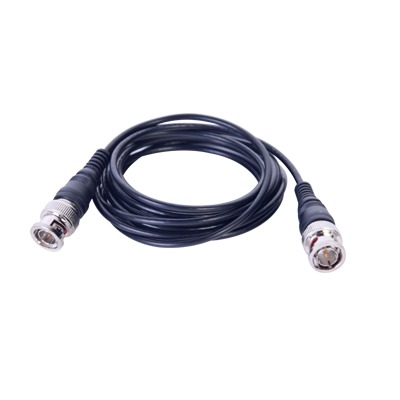 Cable Coaxial Armado con Conector BNC (Video) / Longitud de 2.2 Metros (7.22 Pies) / Optimizado para Cámaras 4K / Uso en Interior - EPCOM TITANIUM TT-BNC-BNC-2.20M