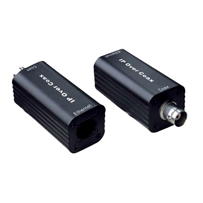 [TT-IP-CX] Kit EXTENSOR IP por cable CABLE COAXIAL para distancias de HASTA 200 m / REUTILIZA EL CABLEADO EXISTENTE PARA CONECTAR CÍMARAS IP / No Requiere Energía / Transmisión en Tiempo Real / Protección Contra Sobretensiones Incorporada - EPCOM TITANIUM TT-IP-CX