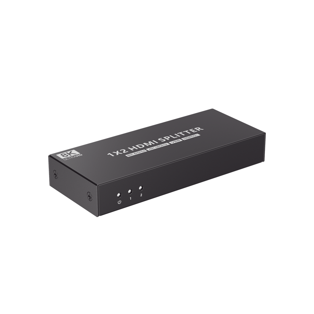 Splitter HDMI 1x2 | Velocidad de trasmisión 48 Gbps| Resolución 8k | Salida de audio| HDCP 2.3 - EPCOM TITANIUM TT312-8K