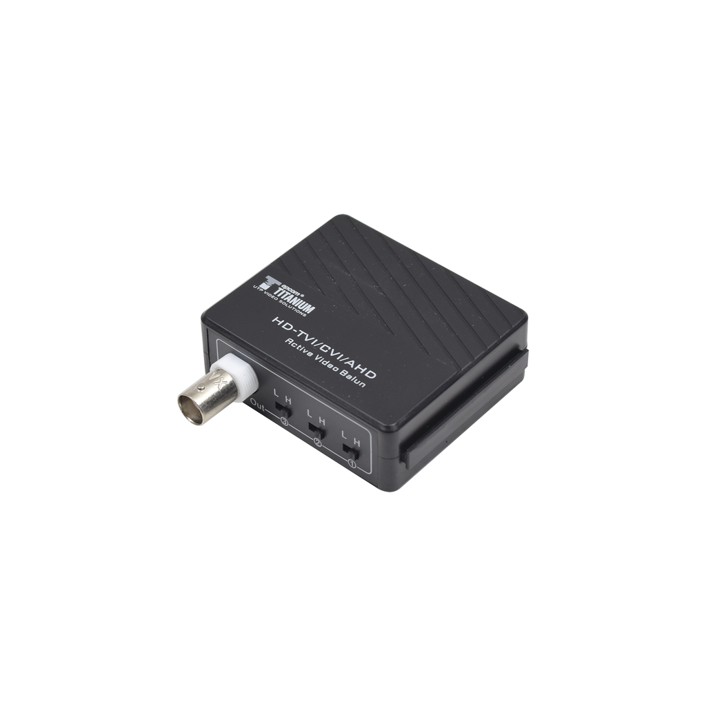 (TRANSCEPTOR) RECEPTOR DE VIDEO ACTIVO DE LARGO ALCANCE / 400 Metros con RECEPTOR ACTIVO TT4501T / Resolución 2 MP / Compatible con cámaras HD-TVI/CVI/AHD/CVBS / Protección Interconstruida contra sobretensión. - EPCOM TITANIUM TT4501R