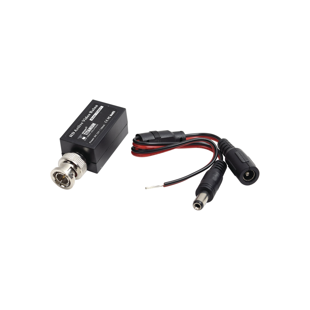 (TRANSCEPTOR) TRANSMISOR DE VIDEO ACTIVO DE LARGO ALCANCE / 400 Metros con RECEPTOR ACTIVO TT4501R / Resolución 2 MP / Compatible con cámaras HD-TVI/CVI/AHD/CVBS / Protección Interconstruida contra sobretensión. - EPCOM TITANIUM TT4501T