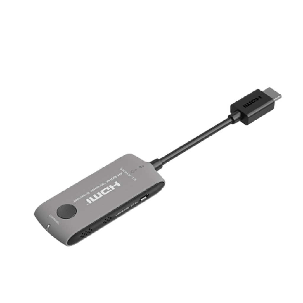 Transmisor HDMI Inalambrico | 4K@60Hz 18Gbps | 20 Metros Distancia | WiFi 5GHz 802.11ax | HDCP 2.2 | Latencia 100-250ms | Asociacion SSID