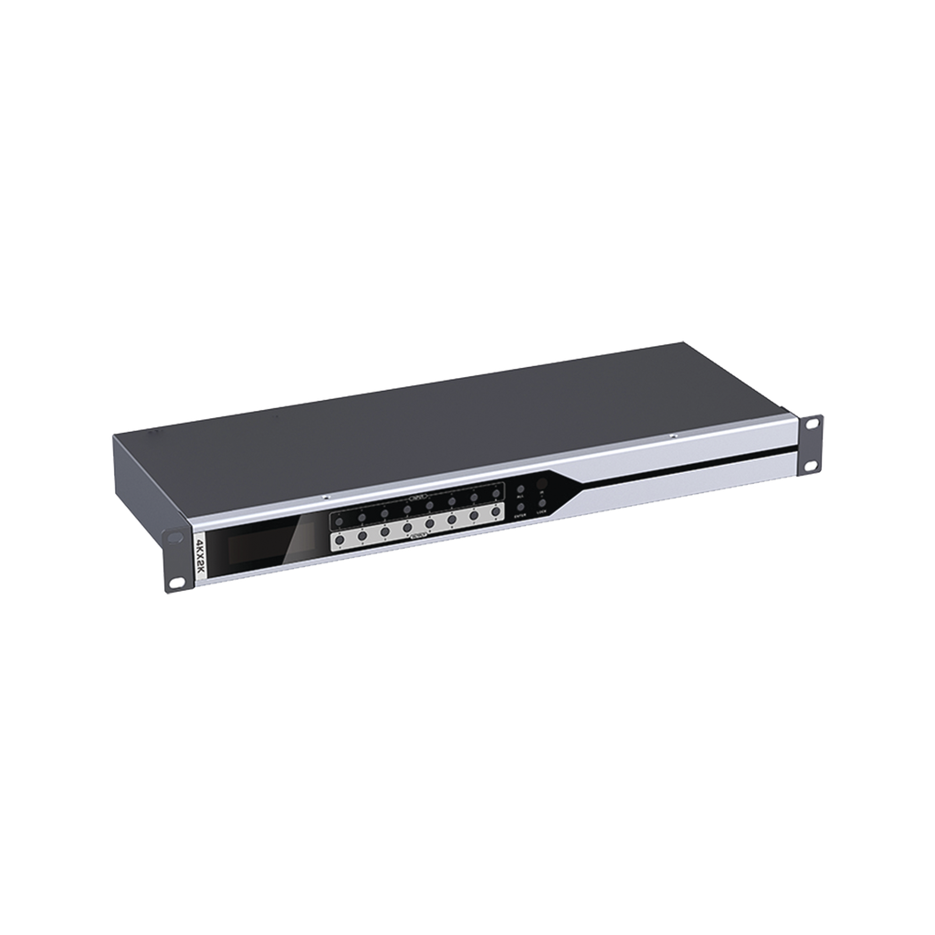 MATRICIAL DE VIDEO HDMI 8 x 8 / 8 Entradas y 8 Salidas en HDMI / 4K @ 30Hz / 10.2 Gbps / HDMI 1.4 / HDCP 1.4 / 3D / Conmutación por Botón, RS232 o Control Remoto / IDEAL PARA CENTROS DE MONITOREO, COMPARACION Y ANALISIS. - EPCOM TITANIUM TT818