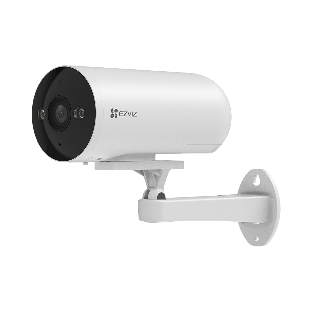 Camara IP Exterior PoE / Color Night Vision / 3 Megapixel (2K) / AI Deteccion Humana y Vehiculos / H.265 / Vision Nocturna a Color / IP67 / Audio Bidireccional / Luz y Sirena / Micro SD