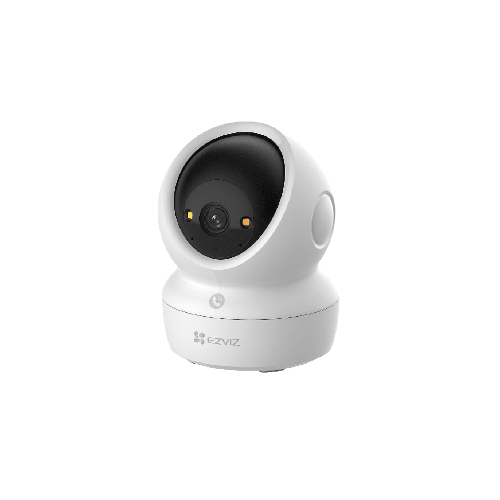 Cámara PT Wi-Fi / 4K (8 Megapíxeles) / Visión Nocturna Inteligente en Color / Detección Humana / Detección de Mascota / Llamada a la App con un toque / Almacenamiento en MicroSD y Nube - EZVIZ CS-H6C-G1-8MP