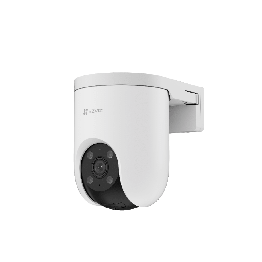 Cámara PT para Exteriores / 4K (8 Megapixel) / Visión Nocturna a Color / Audio Bidireccional / Vista Panorámica 360° / Detección de Forma Humana / Auto Seguimiento de Zoom / IP65 - EZVIZ CS-H8C-8MP