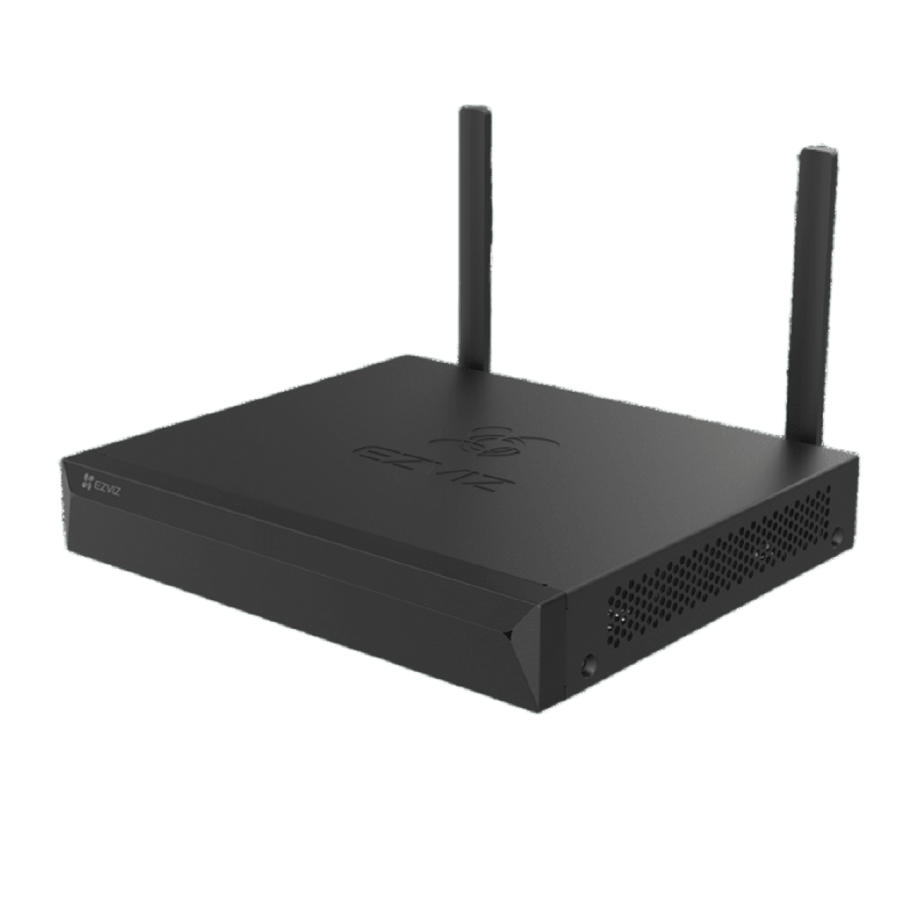 NVR 3K (5 Megapixel) / Para 4 Cámaras / 2 antenas Wi-Fi / Compresión H.265 / Almacenamiento hasta 8TB / Salida HDMI-VGA / Compatible ONVIF - EZVIZ CSX5S-4W