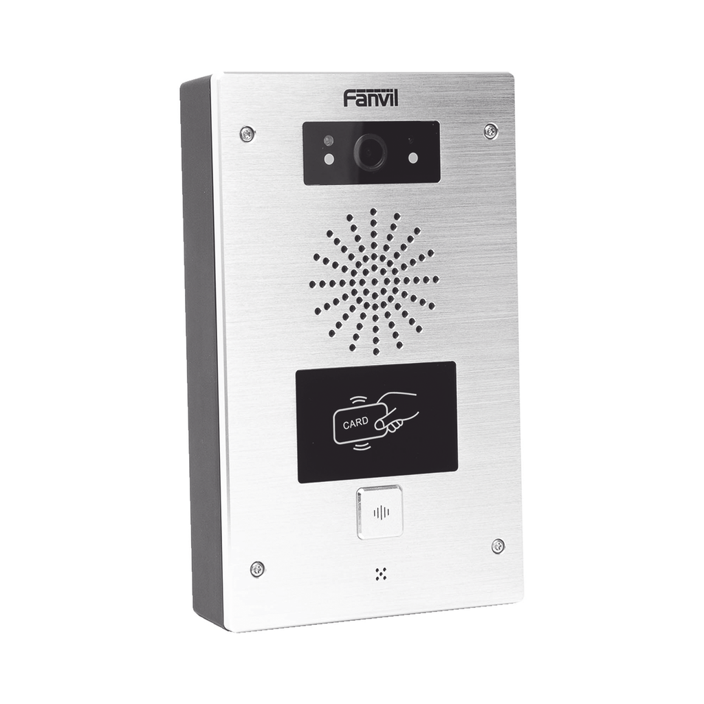 [I32V] Video Portero Ip, 2 Líneas Sip, 2 Relevadores, Lector de Tarjeta Rfid, Compatible - FANVIL I32V