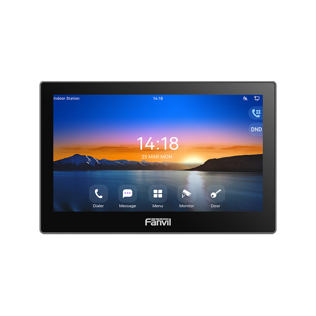 Monitor Audio/Video IP/SIP para interior, Wi-Fi, pantalla táctil de 7", Apertura remota - FANVIL I504W