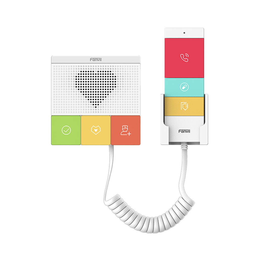 Intercomunicador SIP Wi-Fi para Hospital/Asilos, 6 botones, antibacterial, 1 Relevador integrado - FANVIL Y501WY