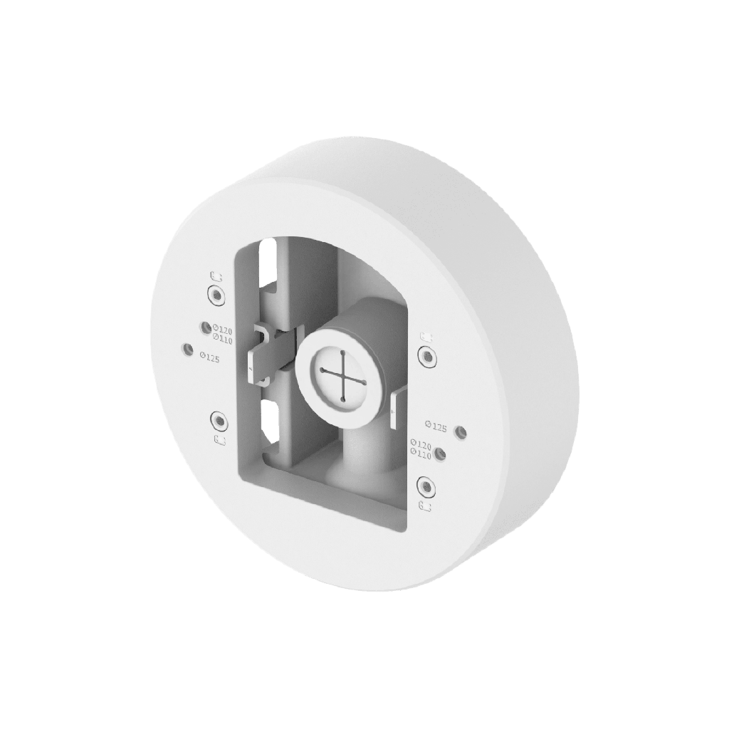 Adaptador de poste compatible con camaras tipo domo Hanwha / verificar compatibilidad - HANWHA VISION SBD-140PMW