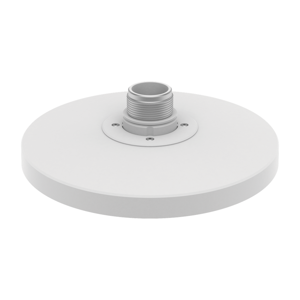 Adaptador tipo plato para Cámara Multisensor serie P necesario para usar accesorios de pared o techo, verificar lista de compatibilidad - HANWHA VISION SBP-250HMW
