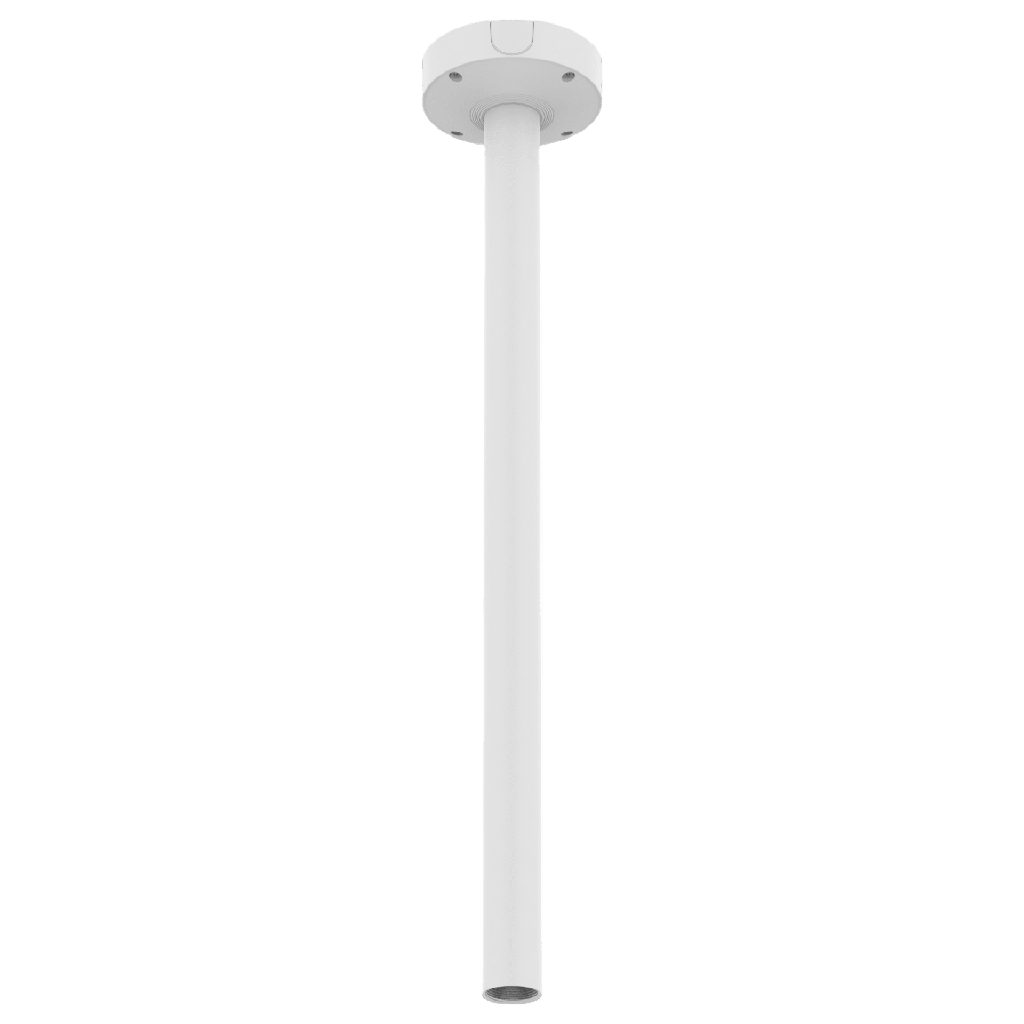 Montaje en Techo SBP-900CMW / Peso 2.7 kg / Aluminio / Blanco / Tornillo de Montaje TR30 / Orificio Pasacables 19.1 mm / Compatible con Adaptadores y Extensiones