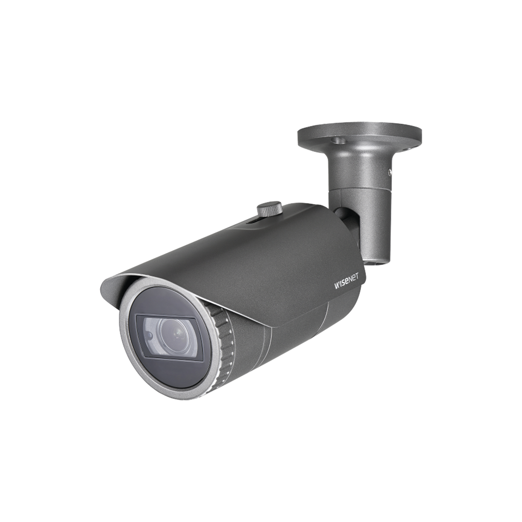 Cámara Bala Híbrida / AHD 2 Megapixel (1080p), 600TVL (CVBS)/ Lente Varifocal 3.2 - 10 mm / IR 30 m / IP66 / IK10 - HANWHA VISION SCO-6085R