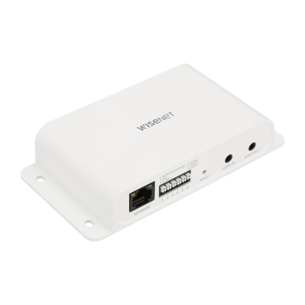 Modulo de E/S de Alarma y Audio por red para camaras PTZ Plus Wisenet - HANWHA VISION SPM-4210W