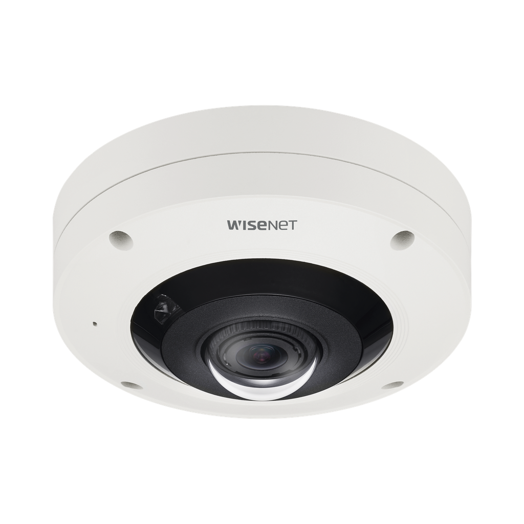 Fisheye IP 12 Megapixel / WDR 120dB / PTZ Digital 8X / Mapa de Calor y Conteo de Personas / IP66 / IK10 - HANWHA VISION XNF-9010RV