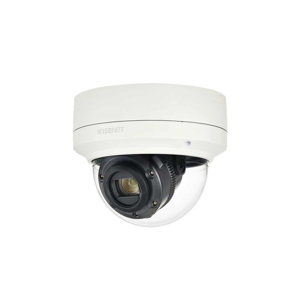 Camara IP Tipo Domo Exterior de 2MP con Funcion de identificaron de placas LPR / Lente Motorizado de 5.2 - 62.4mm / WDR 150dB / Diseñado para aplicaciones de baja velocidad 0 a 90 Km/h