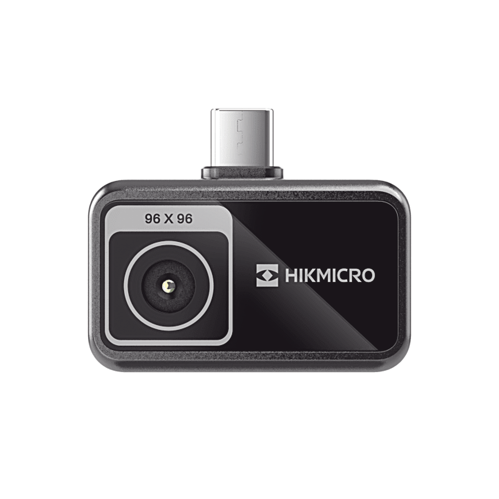 MiniE - Cámara Termográfica para Smartphone / Resolución IR 96 x 96 (9,216 píxeles) / SuperIR / Rango de -20°C a 400°C / Precisión Â±2°C o Â±2% / Compatible iOS y Android / Paleta Personalizable - HIKMICRO HM-TJ10-1ARF-MINIE