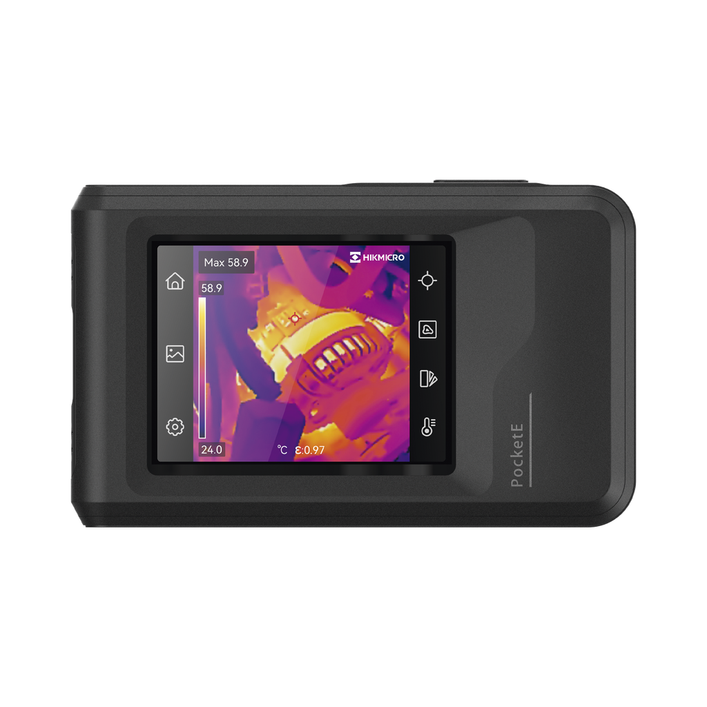 [HM-TP40-1AQF/W-POCKETE] POCKET-E - Cámara Termográfica Portátil Lente Térmico 1.35 mm (96 x 96) pixeles / Lente Optico (640 Í— 480) / WiFi / IP54 / Memoria interna 4 Gb / Hasta 4 Horas de Funcionamiento Continuo - HIKMICRO HM-TP40-1AQF-W-POCKETE