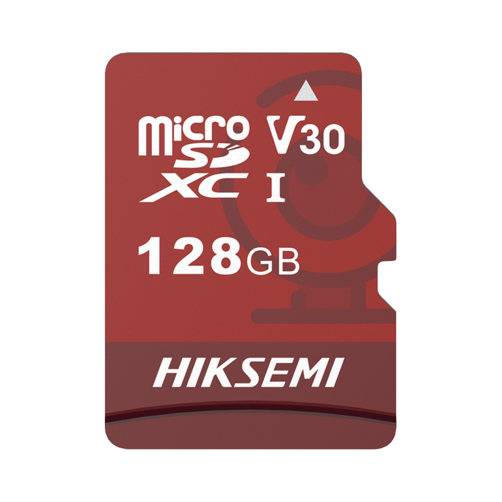 Memoria microSD / Clase 10 de 128 GB / Especializada Para Videovigilancia (Uso 24/7) / Compatibles con cámaras HIKVISION y Otras Marcas / 95 MB/s Lectura / 50 MB/s Escritura - HIKSEMI by HIKVISION HS-TF-E1-128G